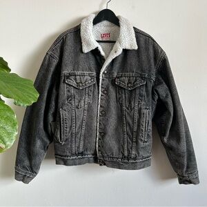 80's Levi's Sherpa Denim Trucker Jacket